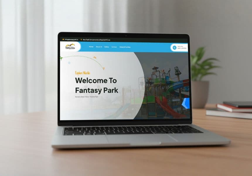 Fantasy park - Entertainment Website