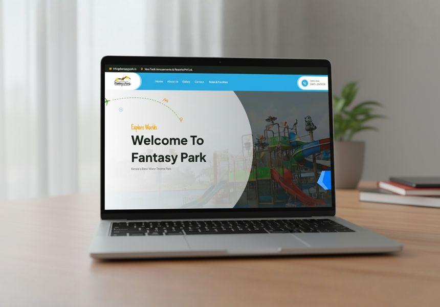 Fantasy park - Entertainment Website